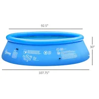 Inflatable Pool, Blue