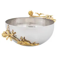 Bowl Gold Butterfly Design