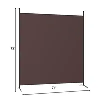 Single Panel Room Divider Privacy Partition Screen For Office Home Coffee