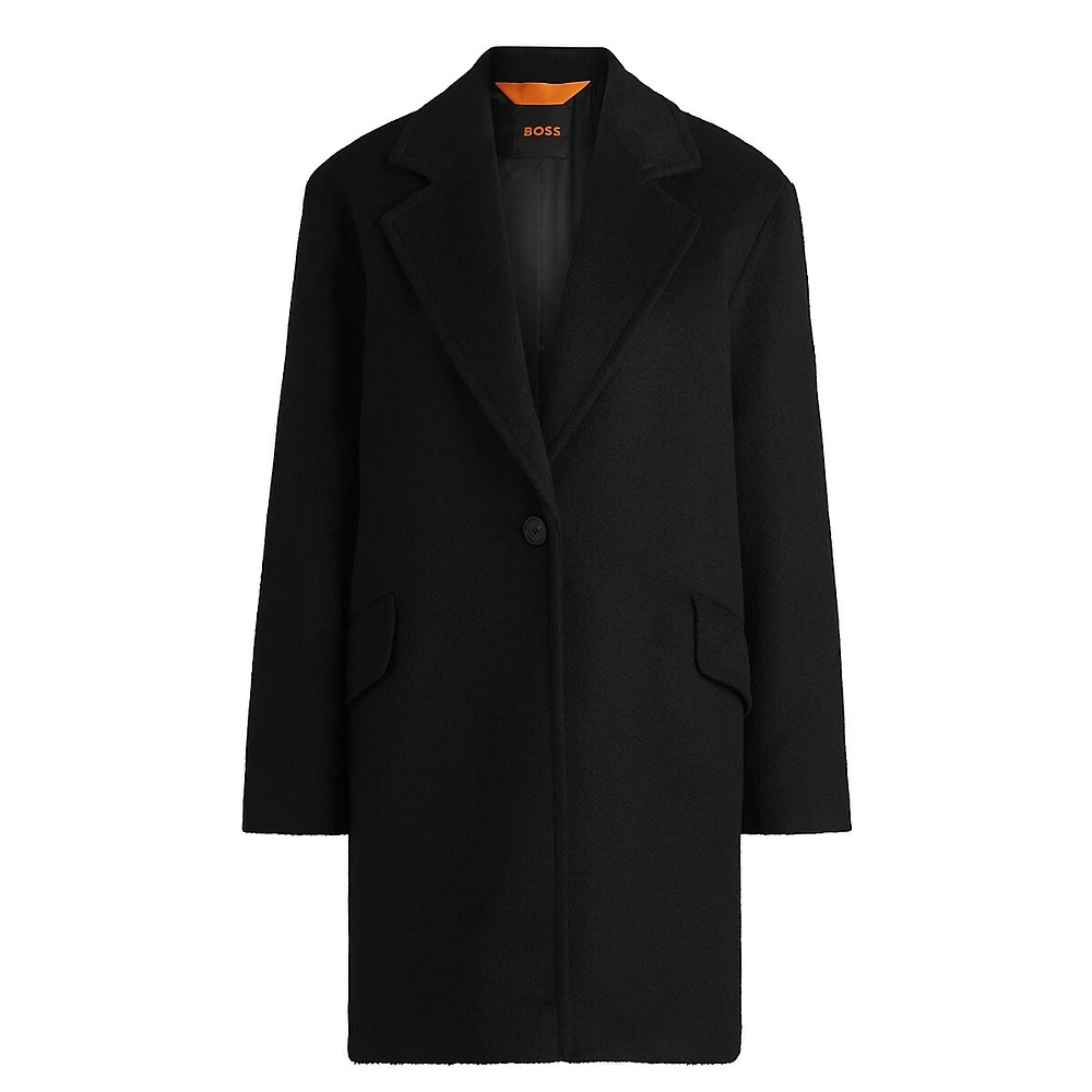 Single-Breasted Dress Coat