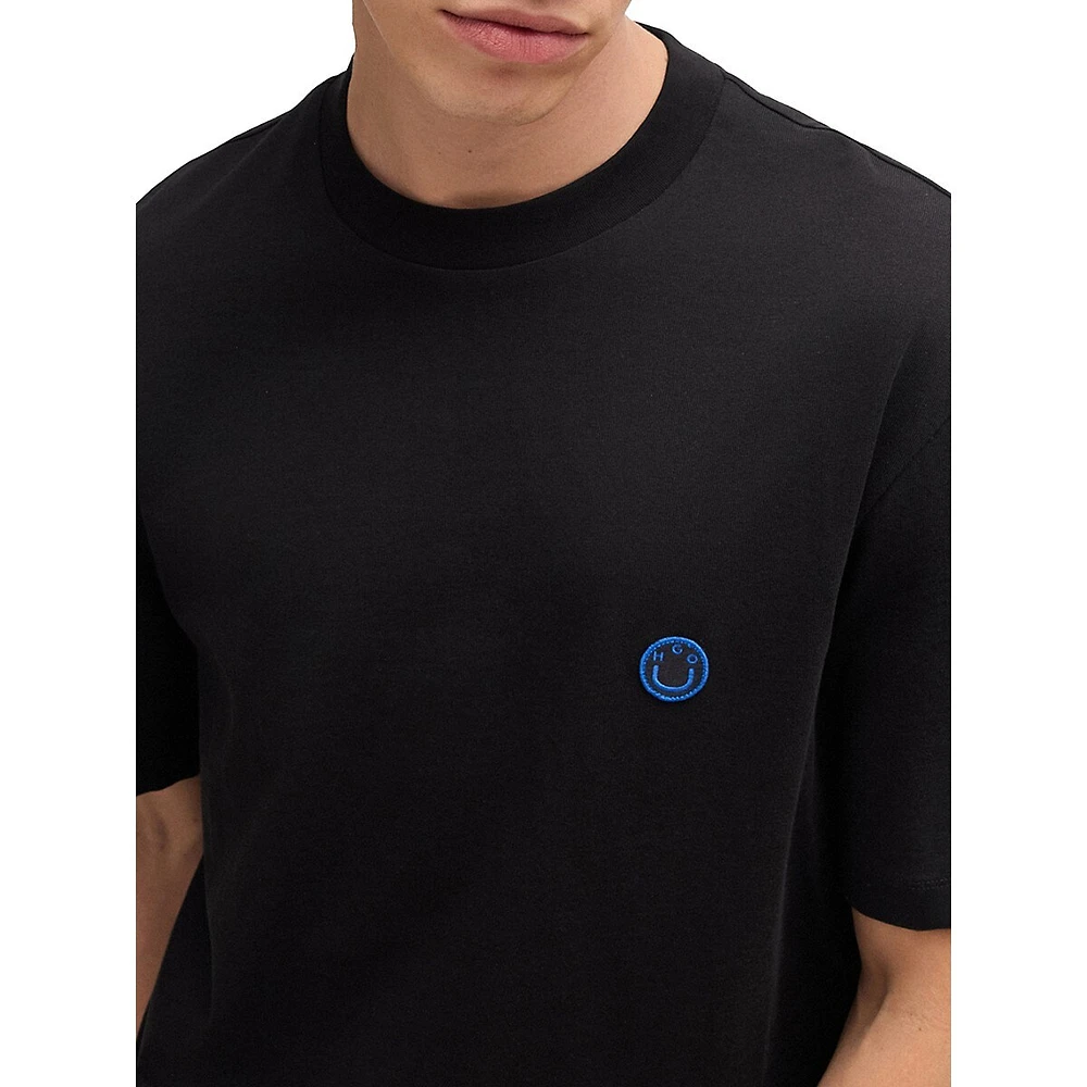 Niley Smiley-Face Patch Midweight T-Shirt