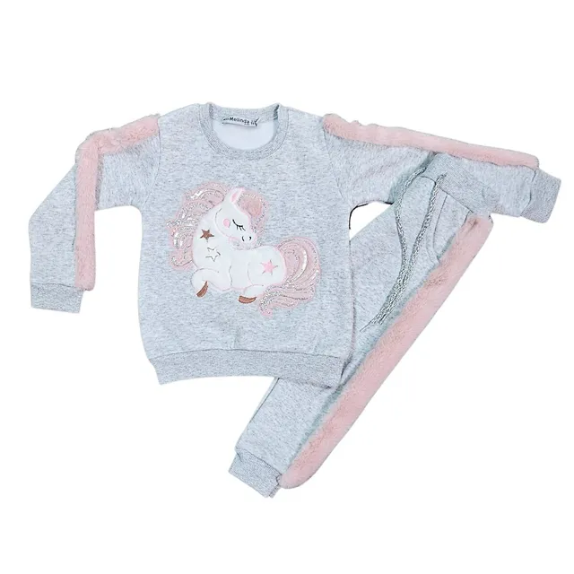 JuniorKids Unicorn Girls Casual Joggers Set