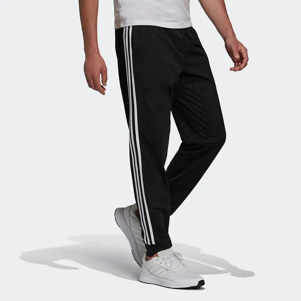 adidas Originals - Tapered Logo-Embroidered Striped Fleece-Back  Cotton-Jersey Sweatpants - Gray adidas Originals by Alexander Wang