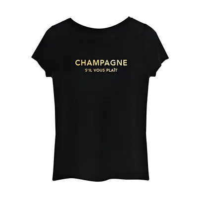 “champagne S'il Vous Plaît” T-shirt