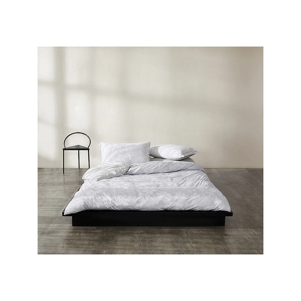 Housse de couette moderne en coton fleuri