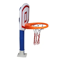 24" White And Blue Water Sports Jammin Basketball Poolside Above-ground Swimming Pool Game