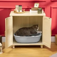 Cat Litter Box Enclosure W/ Soft Cushion