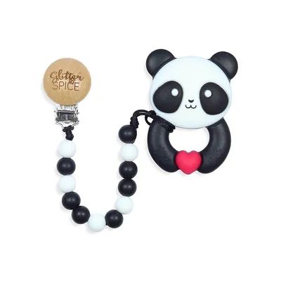 Jouet-dentition en forme de panda Kawaii Whistle & Flute