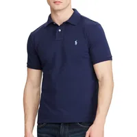 Custom Slim Fit Mesh Polo