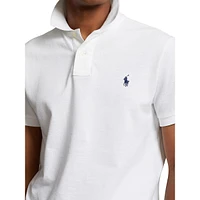 Custom Slim Fit Mesh Polo