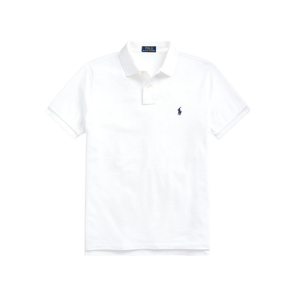 Custom Slim Fit Mesh Polo