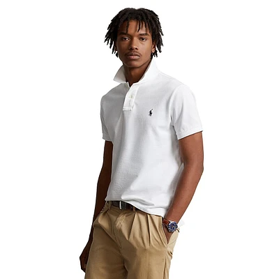 Custom Slim Fit Mesh Polo