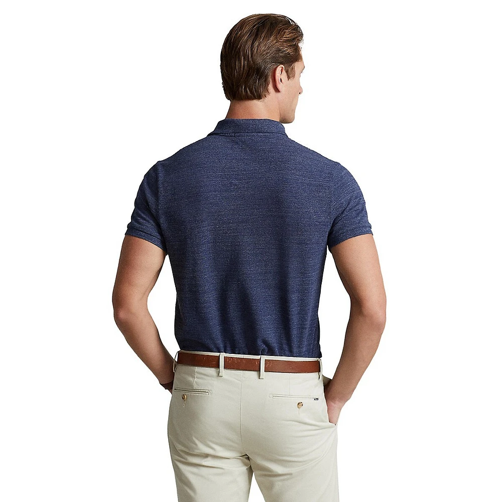 Custom Slim Fit Mesh Polo
