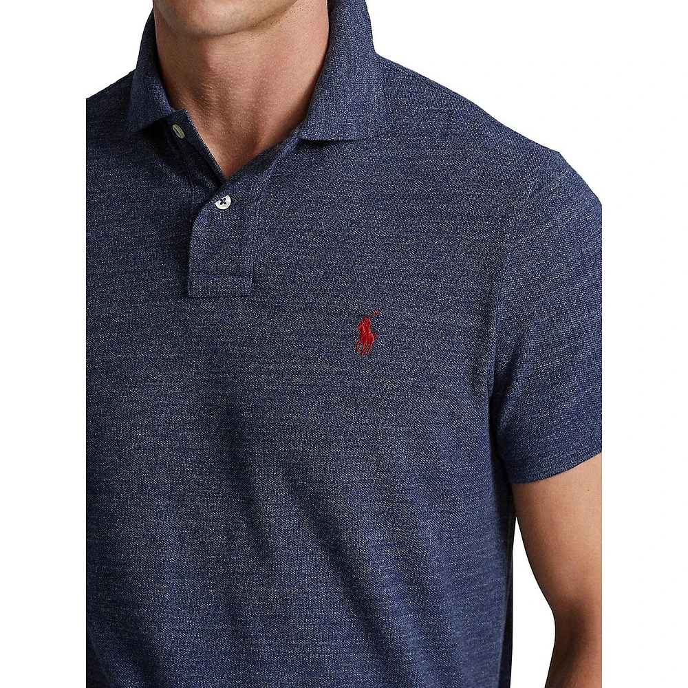 Custom Slim Fit Mesh Polo