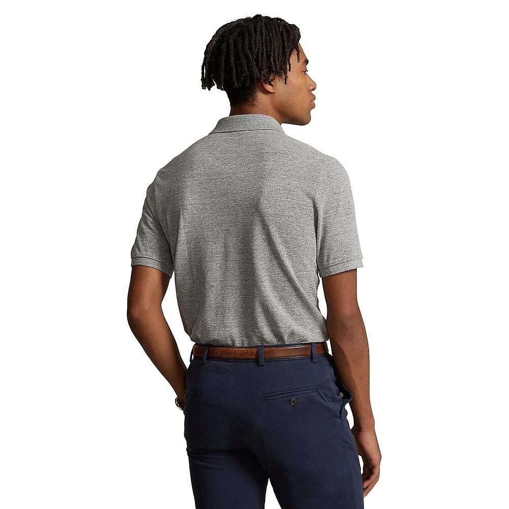 Custom Slim Fit Mesh Polo