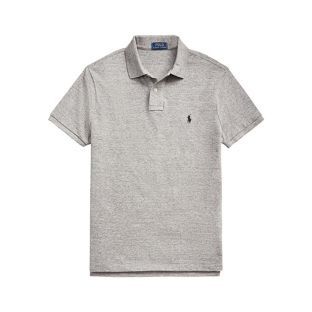 Custom Slim Fit Mesh Polo