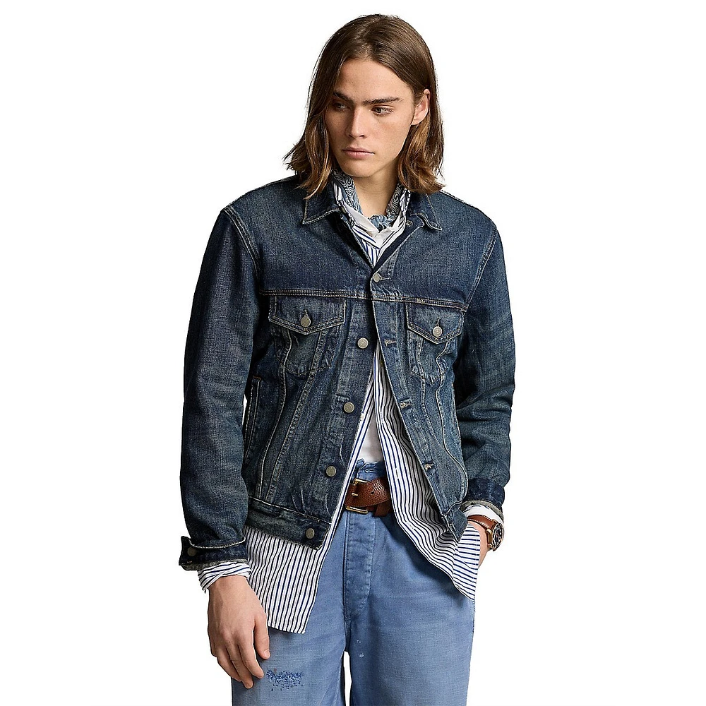 Veste de camionneur en denim