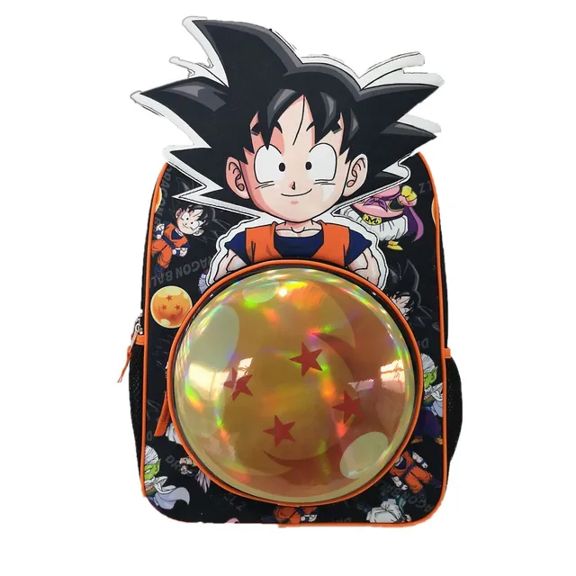 Dragon Ball Z Goku 16 inch Kids Backpack with Lunch Bag