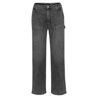 Fez High-Rise Straight-Leg Jeans