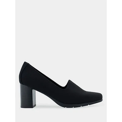 Heritage Midnight Block-Heel Pumps