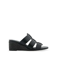 Wilma Fisherman Mid-Wedge Slide Sandals