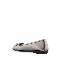 Bentley Metallic Ballet Flats