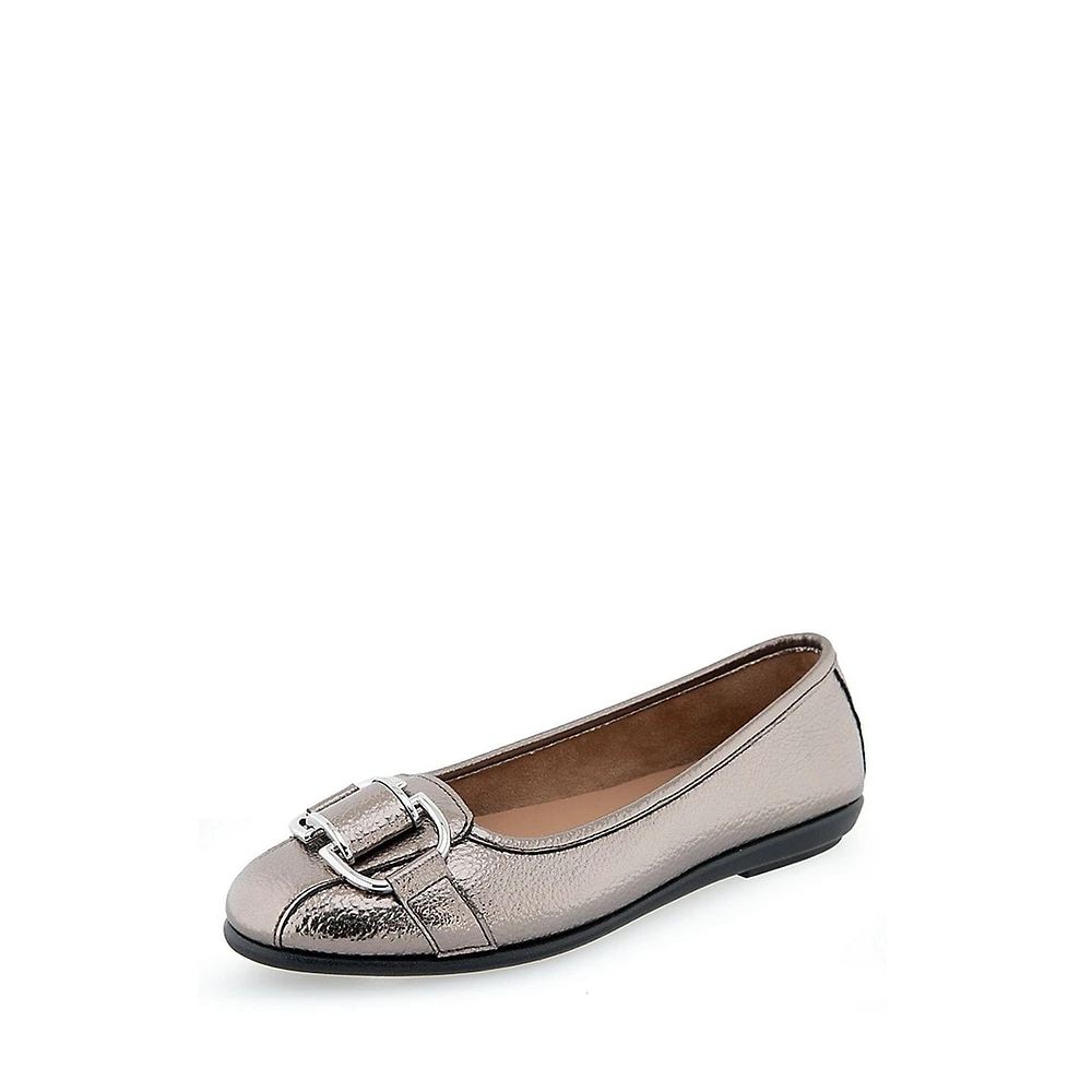 Bentley Metallic Ballet Flats