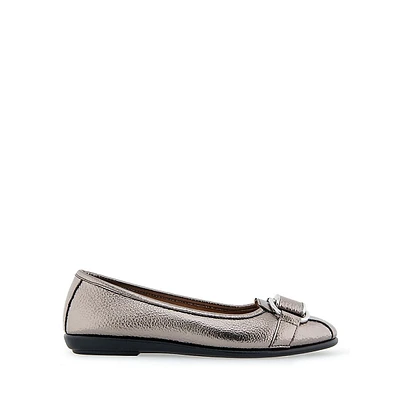 Bentley Metallic Ballet Flats