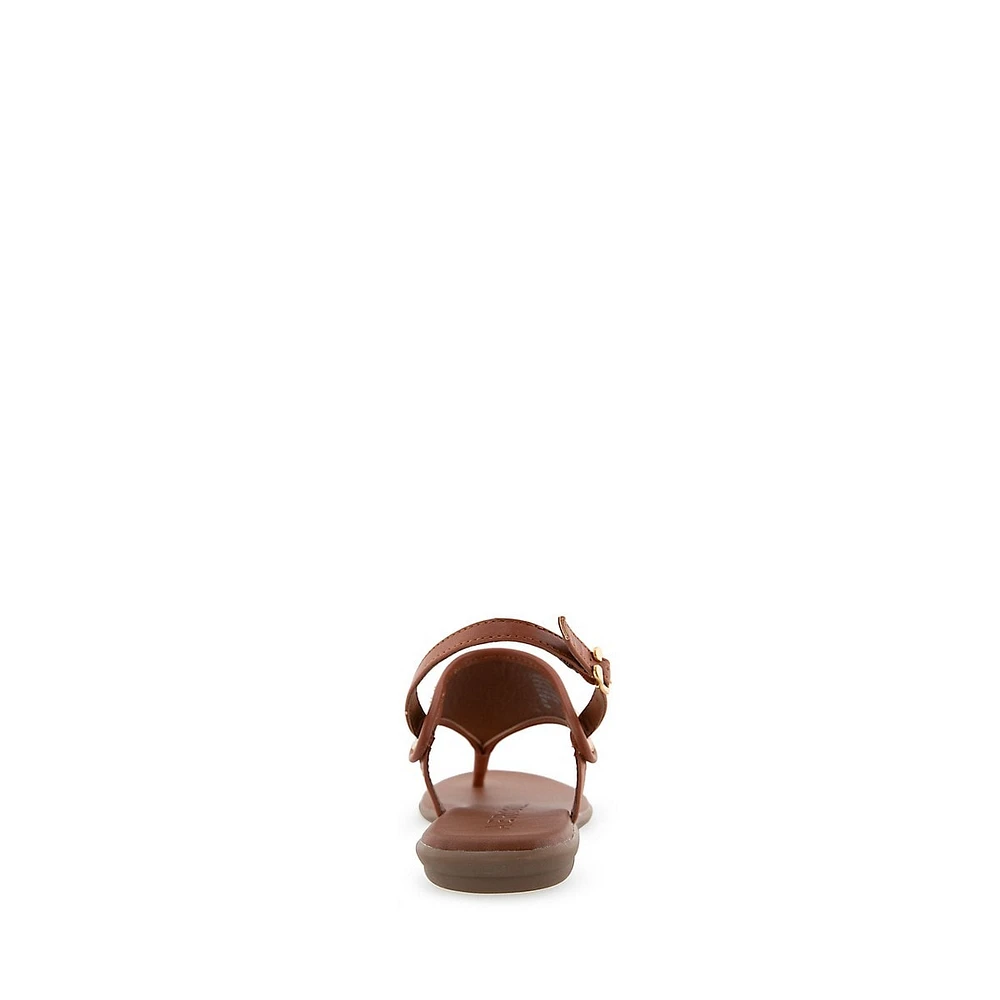 Conclusion Patent Snake-Embossed Thong Sandals