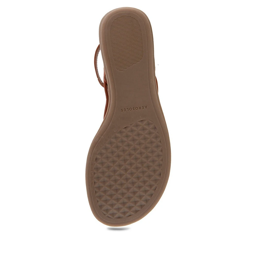 Conclusion Patent Snake-Embossed Thong Sandals
