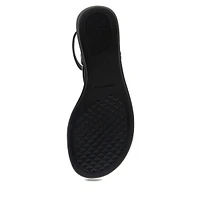 Conclusion Patent Snake-Embossed Thong Sandals