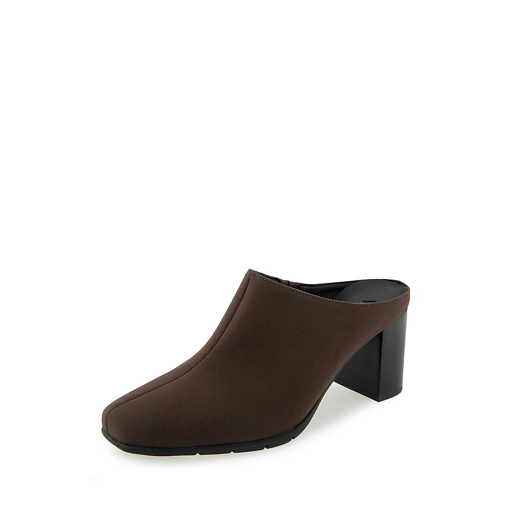 Heritage Maddy Block-Heel Mules