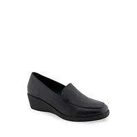 Tart Wedge-Heel Loafers