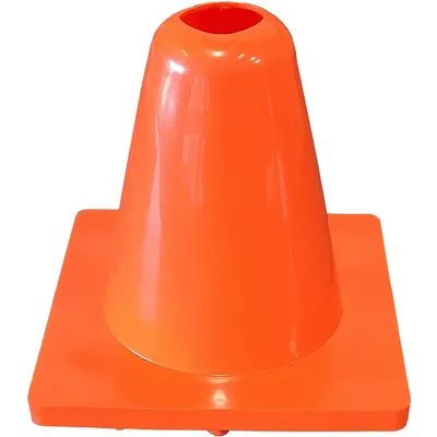 Soft Orange Pvc Cone - Resistant Indoor And Outdoor Training