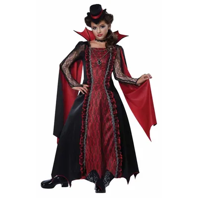 Victorian Vampira Girl Costume