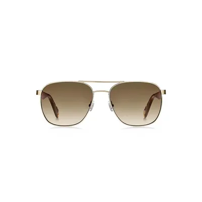 57MM Aviator Sunglasses