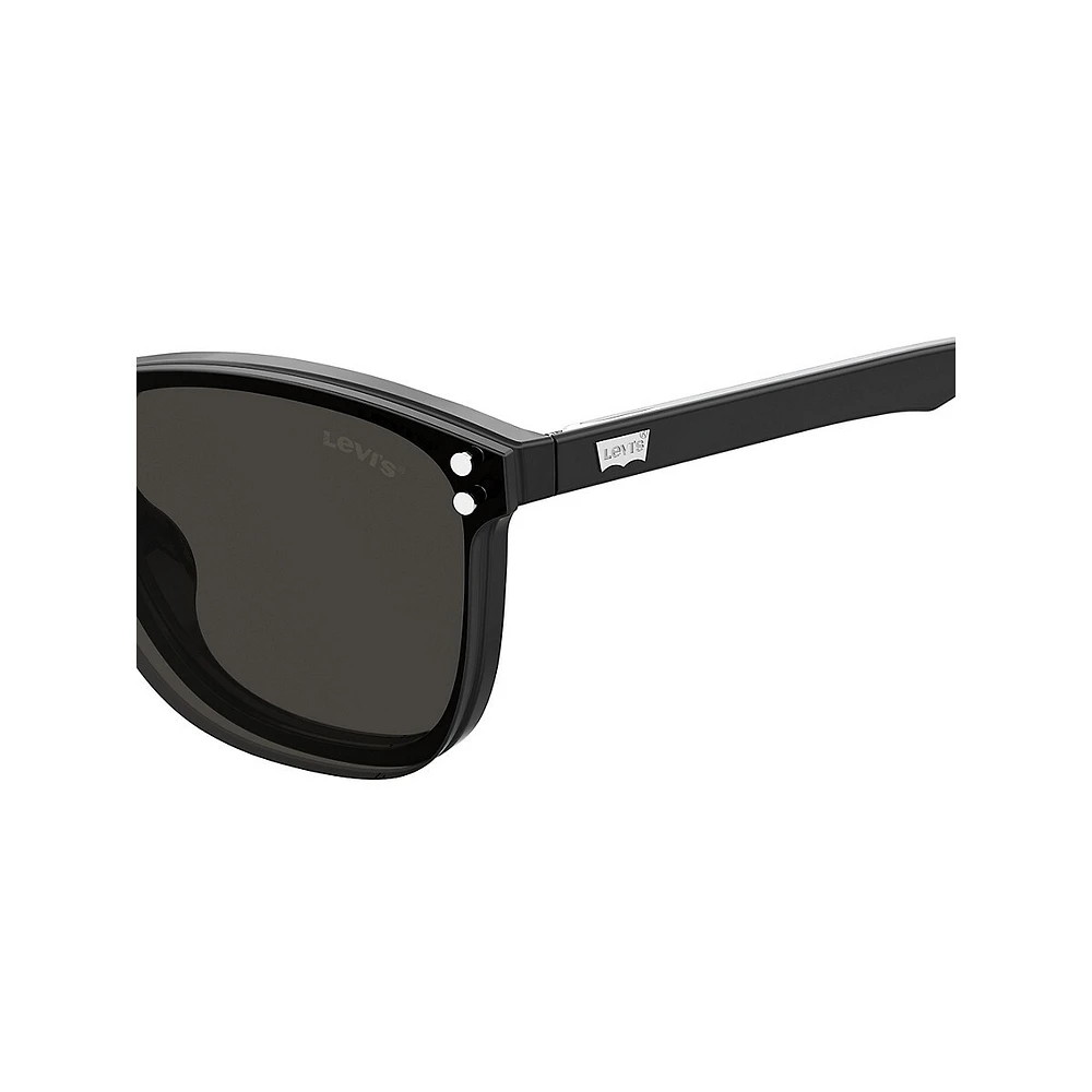 Lunettes de soleil carrées arrondies de 53 mm, 5013 CS