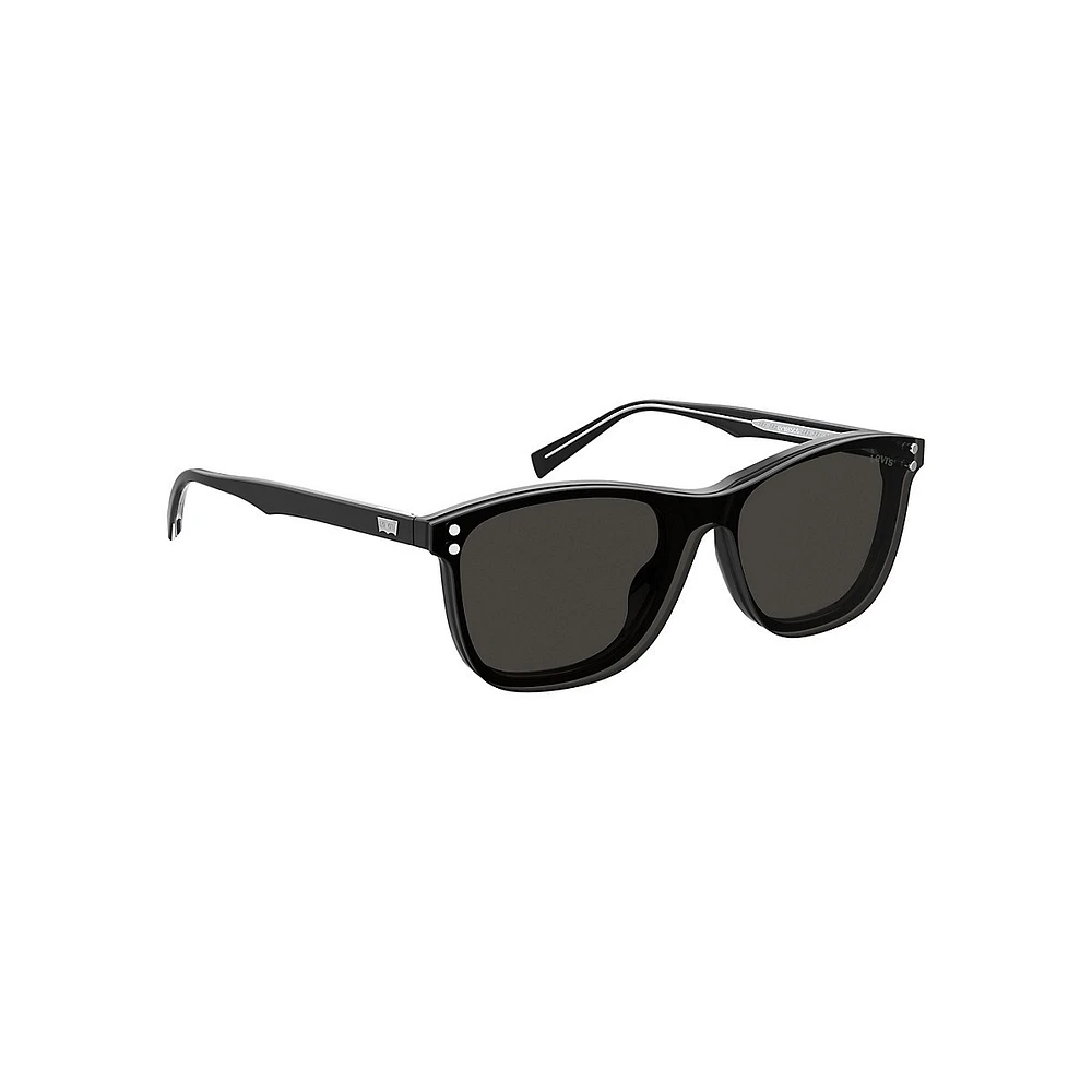 Lunettes de soleil carrées arrondies de 53 mm, 5013 CS