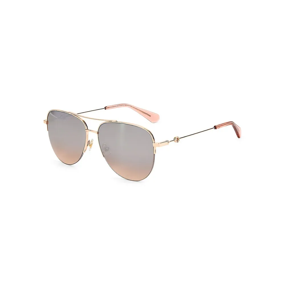 Maisie 60MM Aviator Sunglasses