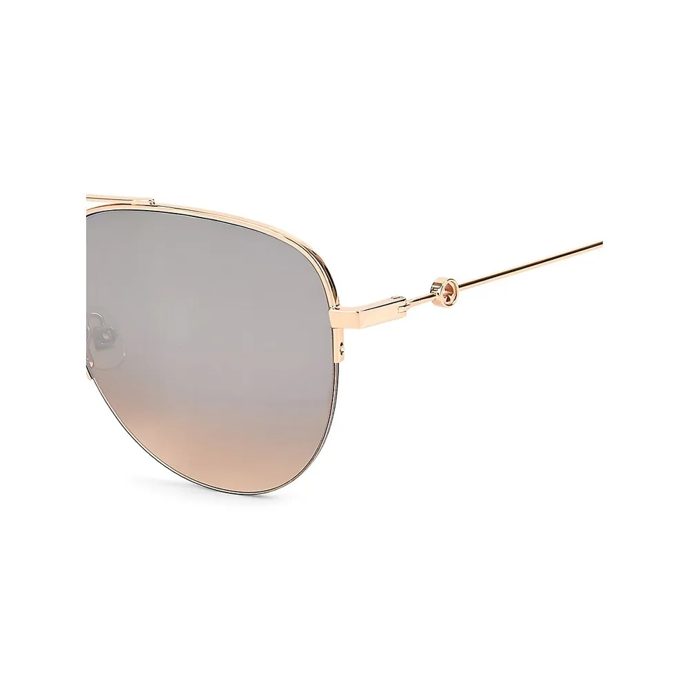 Maisie 60MM Aviator Sunglasses