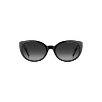 Havana 55MM Cat Eye Sunglasses