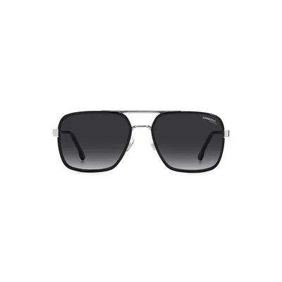 256 S 58MM Rectangular Sunglasses
