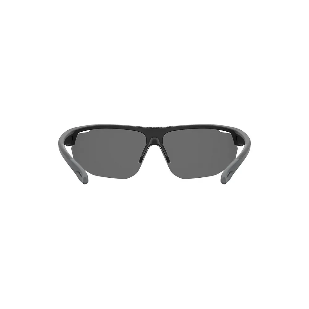 63MM Performance Sun UA Clutch Polarized Shield Sunglasses