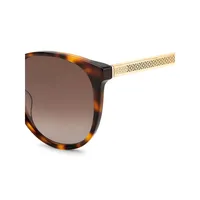 Kimberlyn 56MM Butterfly Sunglasses