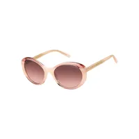 Peach 56MM Oval Sunglasses