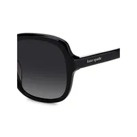 Babbette 55MM Square Sunglasses