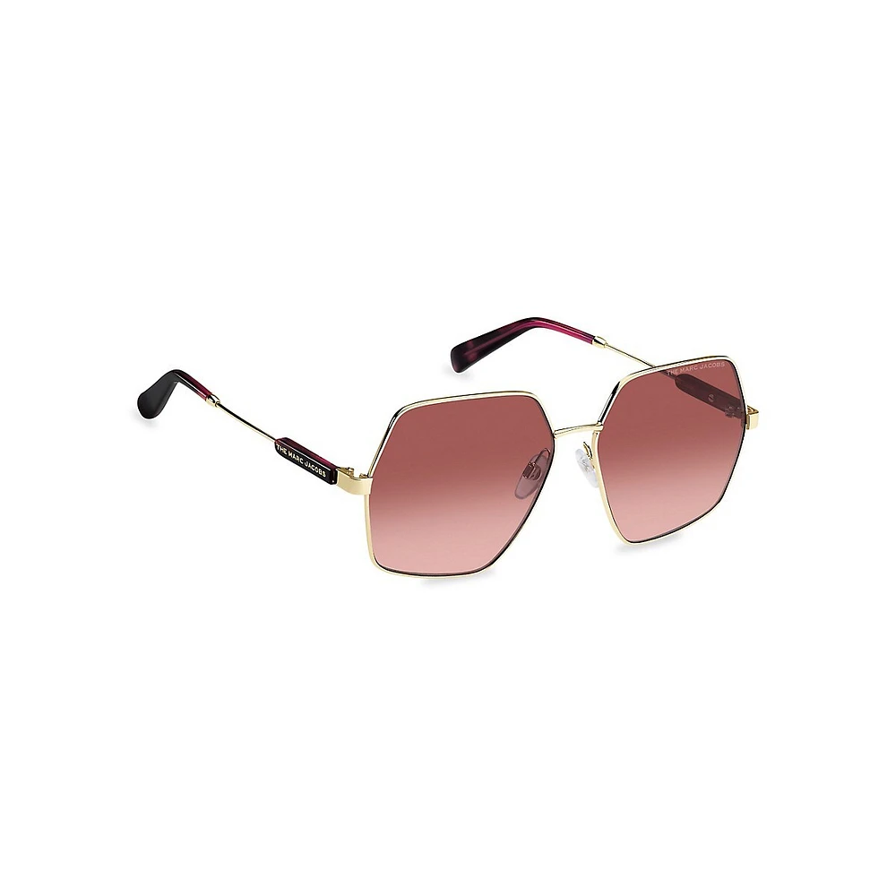 59MM Square Sunglasses