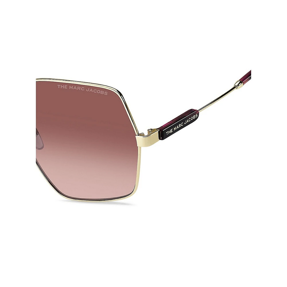 59MM Square Sunglasses