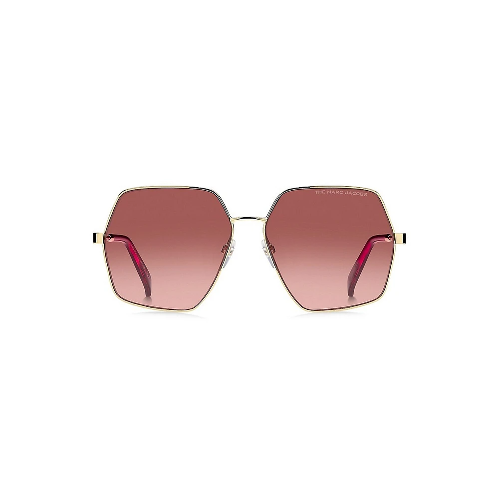 59MM Square Sunglasses