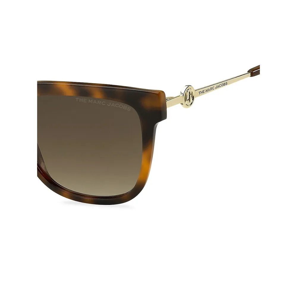 Havana55MM Sunglasses